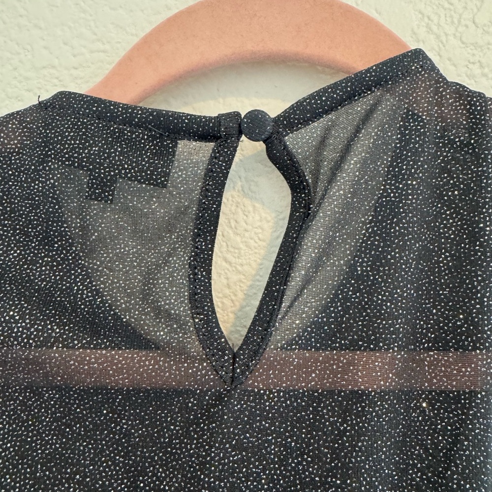 Majorelle - Sheer Sparkly Grey Dress - Size S - Picture 7 of 9